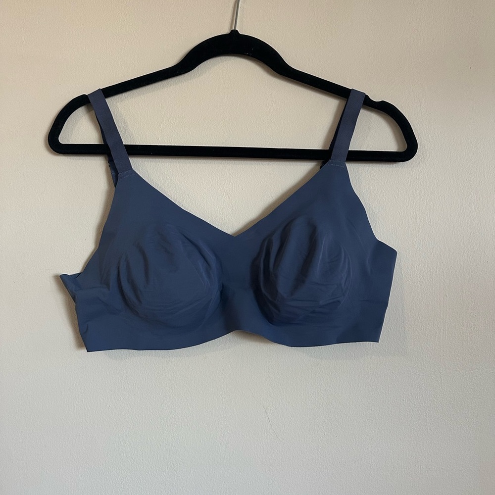 Knix Blue VneckBra with Support